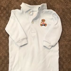 Ralph Lauren Baby Boys Classic Polo Coverall - 6M